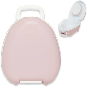 $37 My Carry Potty - Blush Pink Travel Potty, Award-Winning Portable Toddler Toilet Seat for Kids to Take Everywhere
