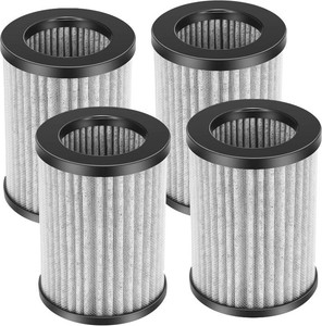 4 Pack Filters for Pure Enrichment PureZone Mini Portable Air Purifier  Portable Air Purifier PEPERSAP, 2-in-1 HEPA Replacement
