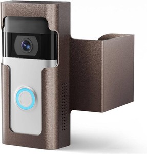 $24 Homalor Ring Doorbell Mount, Anti-Theft, No Drill, Renter Friendly  Stainless Steel, Powder Coated For Apartments & Rentals Easy Remove for Charging Hidden Screws, Tamper Resistant