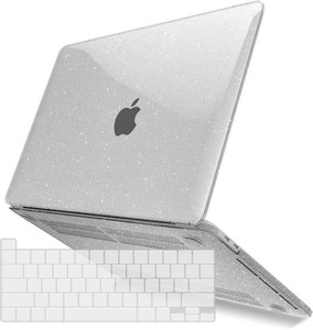 IBENZER Compatible with MacBook Pro 13 Inch Case M2 M1 2026 2025 2024 2023 2022 A2338 A2289 A2251 A2159 A1989 A1706 A1708, Hard Shell Case & Keyboard Cover for Mac Pro 13, Star Clear,T13S-CL1