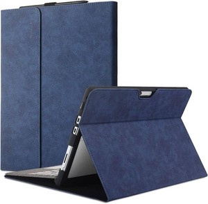 Case for Microsoft Surface Pro 11109 13 inch, Multiple Angle Viewing, Stylus Holder, Light Heat Dissipation, Compatible with Type Cover Keyboard, Blue
