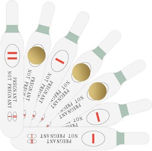 Sinload 40 Pcs Scratch off Pregnancy Test Kit Baby Shower Games Baby Shower Scratch off Game for Girl Boy (Sage Green)