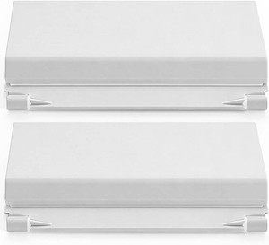 2PCS 85001500 Skimmer Door Weir Flap Replacement  Compatible with Pool S15 S20 White Heavy Duty Flapper Assembly Accessories for Inground Above Ground Swimming Systems
