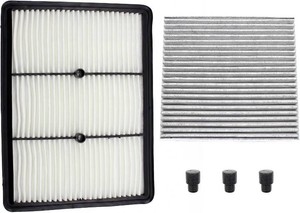$20 Cabin Engine Air Filter Set 28113-AT100 Compatible with Kia Niro 2023-2024 Replaces 28113AT100 97133-N9100 97133-N9000 97133-L1000 97133-AO000 97133N9100 CF12820