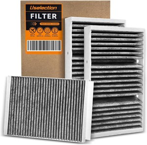 $26 Cabin Engine Air Filter with Activated Carbon Kit for Mercedes (2016-2019) GLE400 GLE350 GLE550e GLE43GLE63 AMG (2012-2015) ML350 (2017-2019) GLS450 GLS550,Replaces 1668300318 1668300218