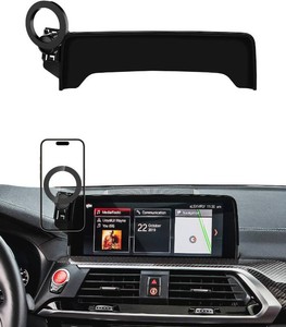 $27 PZK Car Phone Holder for BMW X3 2018-2021 BMW X4 2019-2021 Accessories  10.2510.3-Inch Screen Magnetic Phone Mount Compatible with Magsafe 360  Rotation With Sunglasses Storage Box Phone Stand