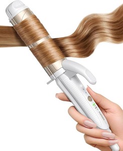 $60 FURIDEN Lite Dual-Voltage Curling Iron, 2-in-1 Travel Combo for Carry-On  1 12 Inch Europe Travel Curling Iron & Straightener with 3 Temps Settings, 110240V for Shoulder-to-Armpit Length Hair