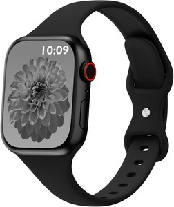 Thin Sport Silicone Slim Band Compatible with Apple Watch Bands Women Men  Soft Narrow Strap Wristband for iWatch 38mm 40mm 41mm 42mm 44mm 45mm 46mm 49mm Series 1110987SE654 Ultra 3 2 1
