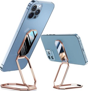 A-LuGei & Phone Kickstand Ring Holder, Magnetic Cell Phone Grips, Phone Stand for Desk, Adhesive Phone Holder for Hand, 360  Rotation Ring for Back of iPhone Case