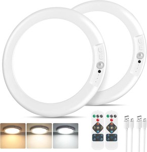 $30 Rechargeable Motion Sensor Ceiling Light, Battery Operated Closet Light