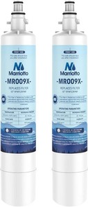 $46 MARRIOTTO RPWFE (Built-in CHIP), RPWF Refrigerator Water Filter Pack of 2  Compatible with GE RPWFE RPWF GFE28GELDS, PFE28KYNFS, PFE28KYNFS, GFD28GELDS, GYE22HMKES, GFE28GYNFS, GFD28GYNFS