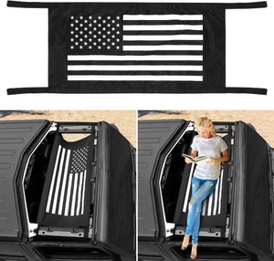 $20 RT-TCZ Car Roof Cargo Net Hammock for Jeep Wrangler YJ TJ JK JKU JL JLU & Gladiator JT 1987-2023 (US Flag)
