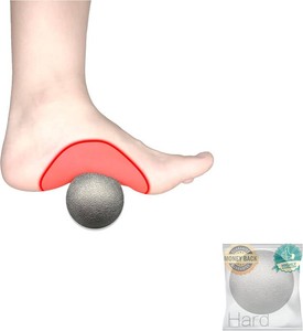 Plantar Fasciitis Relief Massage Ball   Lacrosse Ball, Foot Massage Roller & Myofascial Release Ball for Foot Pain, Trigger Point Therapy, Hard Ball for Deep Tissue & Fascia Massage