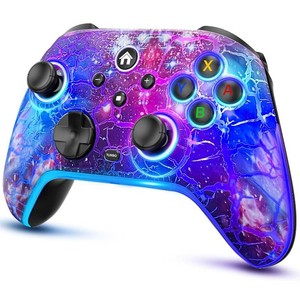 $33 ZRZLMVP Wireless Switch Controllers for Nintendo SwitchOLEDLiteSwitch 2  1200mAh Rechargeable Switch Pro Controller, Switch Control with 10 Colors LED Light, Wake Up,Turbo,Vibration,Motion Control