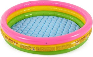 Intex Kiddie Pool - Kids Summer Sunset Glow Design - 58 x 13