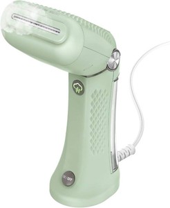 $55 Conair Handheld Garment Steamer for Clothes - Power Steam Small Size, Big Power - Great for Home, Office, or Travel with Dual Voltage for Worldwide Use, Mint Green