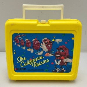 Collectible 1987 California Raisins Plastic Lunchbox (No Thermos)
