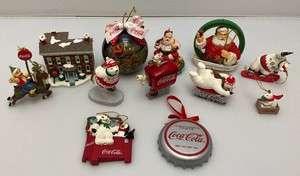 Vintage Collectible Coca-Cola Christmas Ornaments