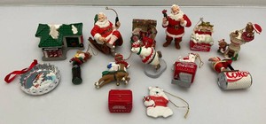 Vintage Collectible Coca-Cola Christmas Ornaments