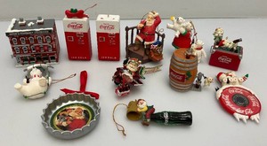 Vintage Collectible Coca-Cola Christmas Ornaments