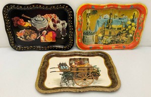 Misc. Decorative Collectible Metal Coca-Cola Trays 13.5 x 18.75