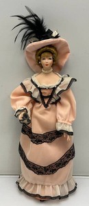 Vintage Collectible Coca-Cola Porcelain Gibson Girl Figurine With Hand Painted Features 19