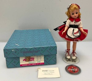 Vintage Collectible Mademe Alexander Coca-Cola Doll In Original Box
