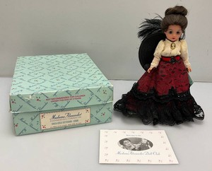 Vintage Collectible Mademe Alexander Coca-Cola Sockhop Doll In Original Box