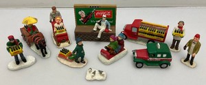 Vintage Coca-Cola Town Square Collection Miniatures Figurines