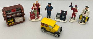 Vintage Coca-Cola Town Square Collection Miniatures Figurines