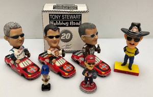 Misc. Collectible NASCAR Coca-Cola Bobble Heads