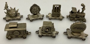 Collectible Miniature Coca-Cola Pewter Train
