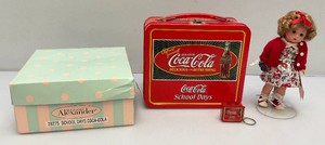 Vintage Collectible Madame Alexander Coca-Cola School Days Lunchbox And Doll In Original Box