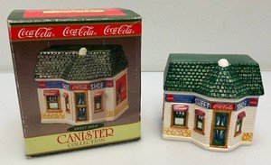 Vintage Collectible Miniature Coca-Cola Sweet Shop Canister From The Cavanagh Collection In Original Box