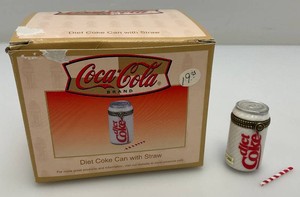 Vintage Collectible Miniature Coca-Cola Diet Coke Can Trinket Box In Original Box