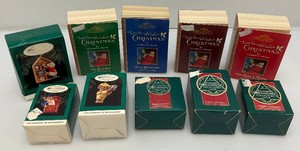 Group Of Misc. Collectible Hallmark Keepsake Christmas Ornaments In Original Boxes