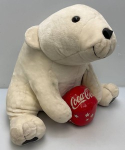 Large 26 Coca-Cola Plush Polar Bear