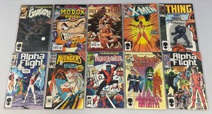 Misc. Old Collectible Marvel Comics Including The Gargoyle And More (Bagged)