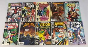 Misc. Old Collectible Marvel Comics Including Nightcrawler And More (Bagged)