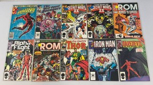 Misc. Old Collectible Marvel Comics Including  Daredevil And More (Bagged)