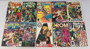 Misc. Old Collectible Marvel Comics Including THOR And More (Bagged)