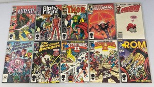 Misc. Old Collectible Marvel Comics Including  Alpha Flight And More (Bagged)