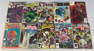 Misc. Old Collectible Marvel Comics Including X-Men And More (Bagged)