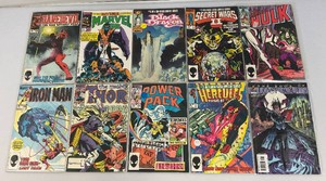 Misc. Old Collectible Marvel Comics Including  Daredevil And More (Bagged)