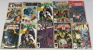 Misc. Old Collectible Marvel Comics Including THOR And More (Bagged)
