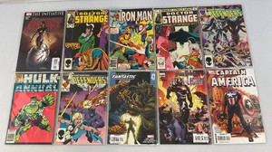 Misc. Old Collectible Marvel Comics Including The Mighty Avengers And More (Bagged)