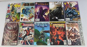 Misc. Old Collectible Marvel Comics Including Iron-Man And More (Bagged)