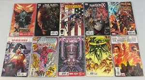 Misc. Old Collectible Marvel Comics Including Dark X-men And More (Bagged)