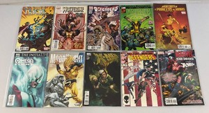 Misc. Old Collectible Marvel Comics Including Wolverine And More (Bagged)