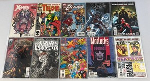 Misc. Old Collectible Marvel Comics Including X-men And More (Bagged)